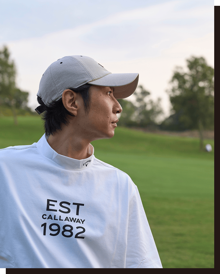 相葉雅紀着用　ゴルフウェア　キャロウェイ　callaway Mサイズ キャロウェイゴルフ公式サイト | ブランドアンバサダー 相葉雅紀