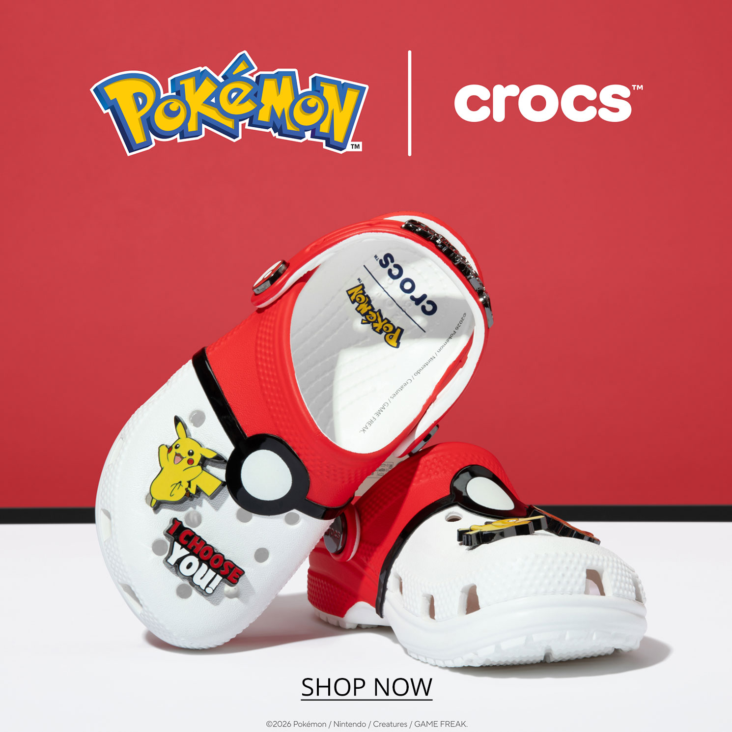 Fashionable and fun Pokemon Crocs Clogs are available at Rack Room Shoes