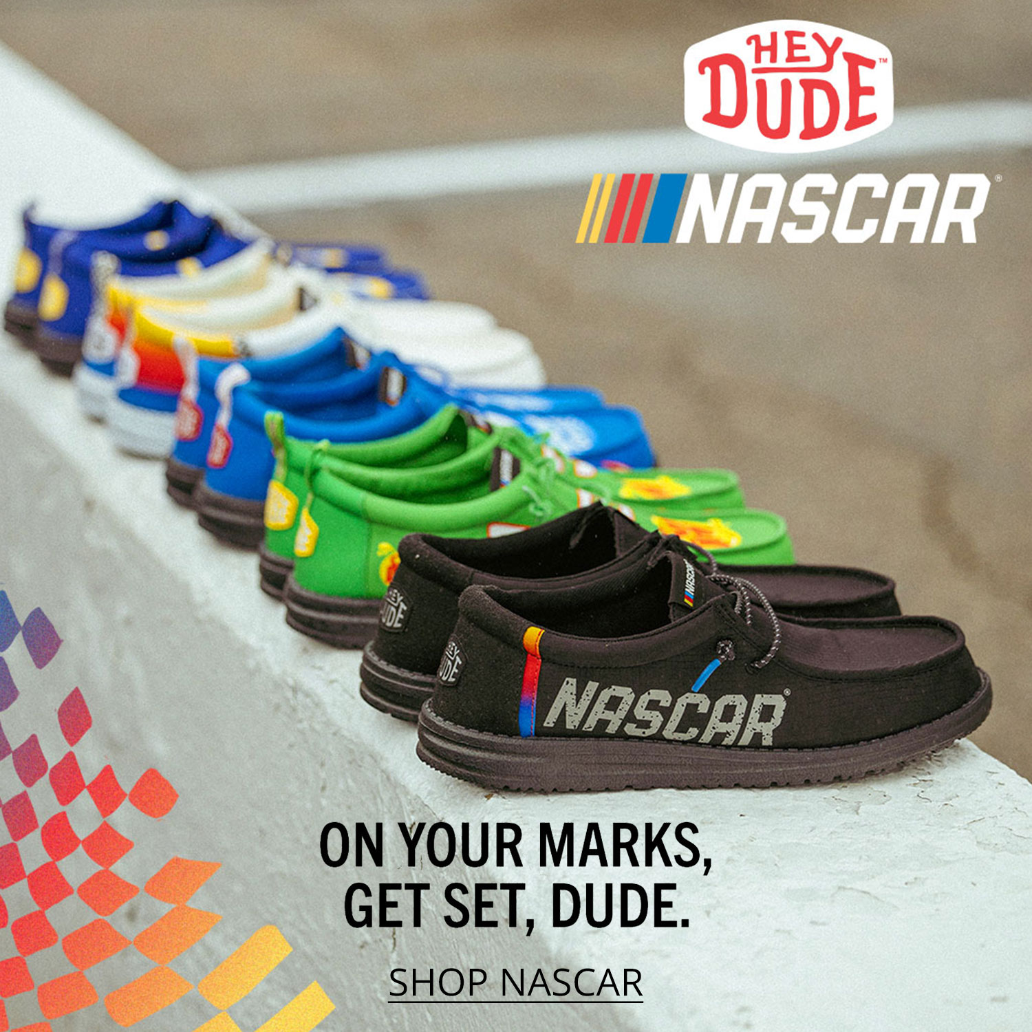 HeyDude Nascar   