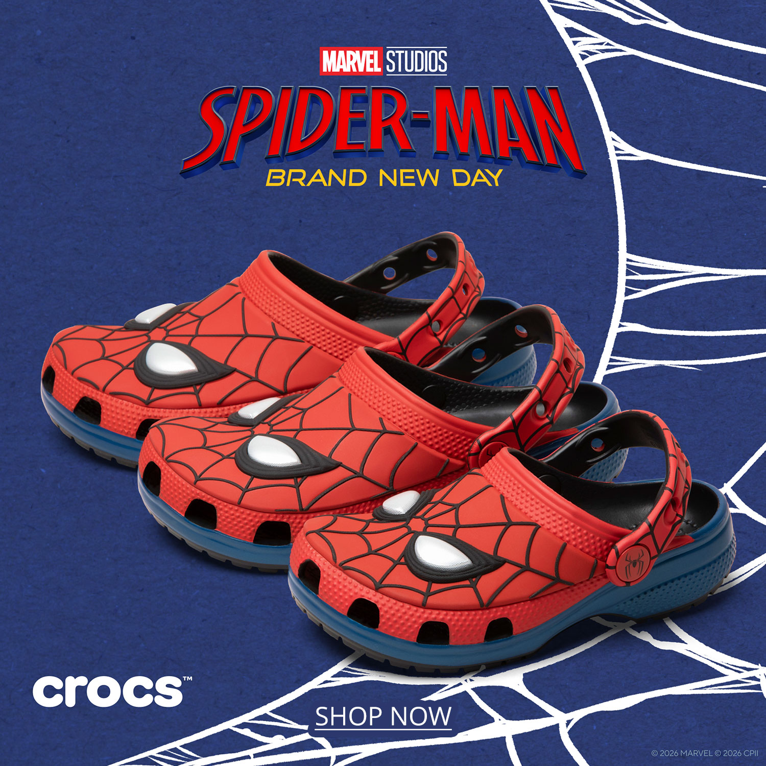 Fashionable and stylish Spiderman Crocs Clogs are available at Rack Room Shoes