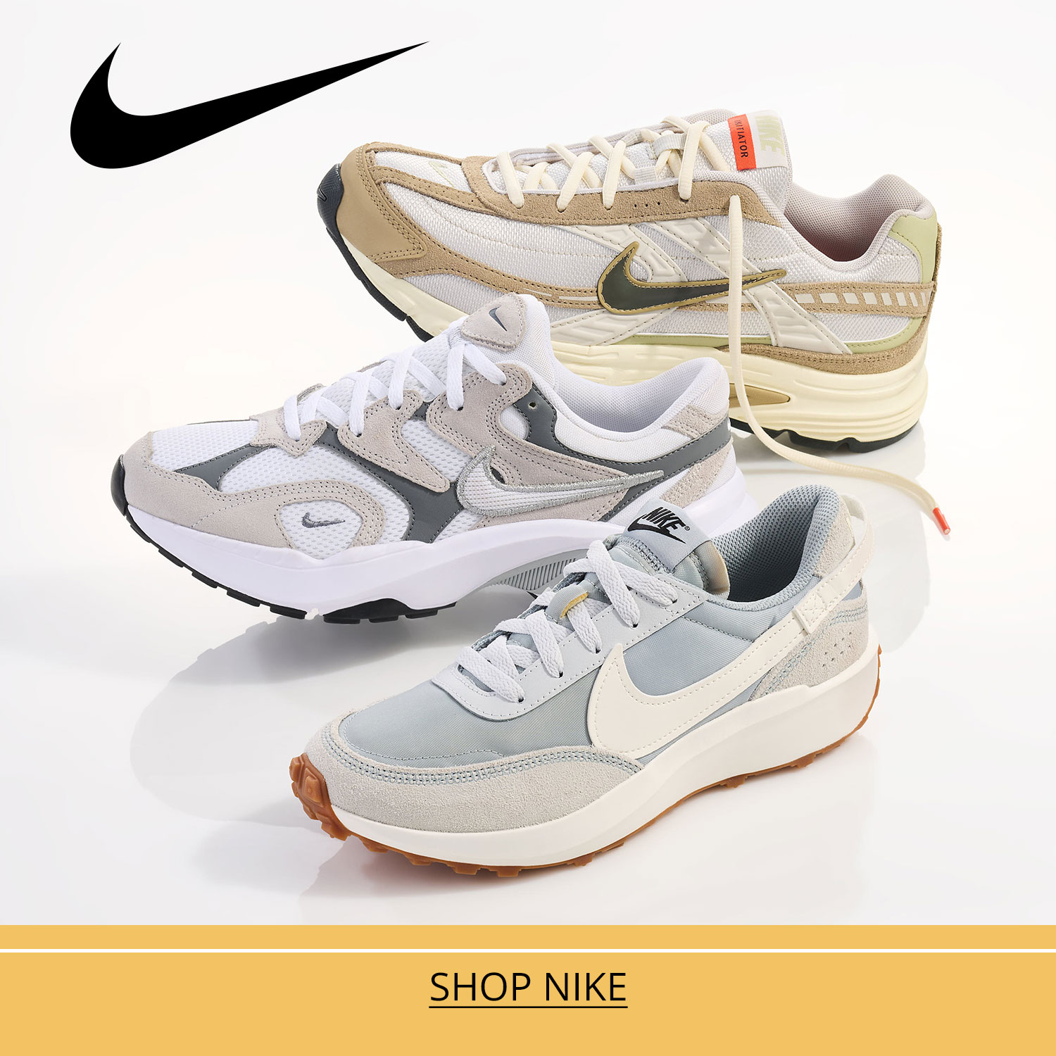 Nike Initiator Men's Sneaker, Nike Waffle Debut Women's Sneaker, Nike AL8 Women's Sneaker			