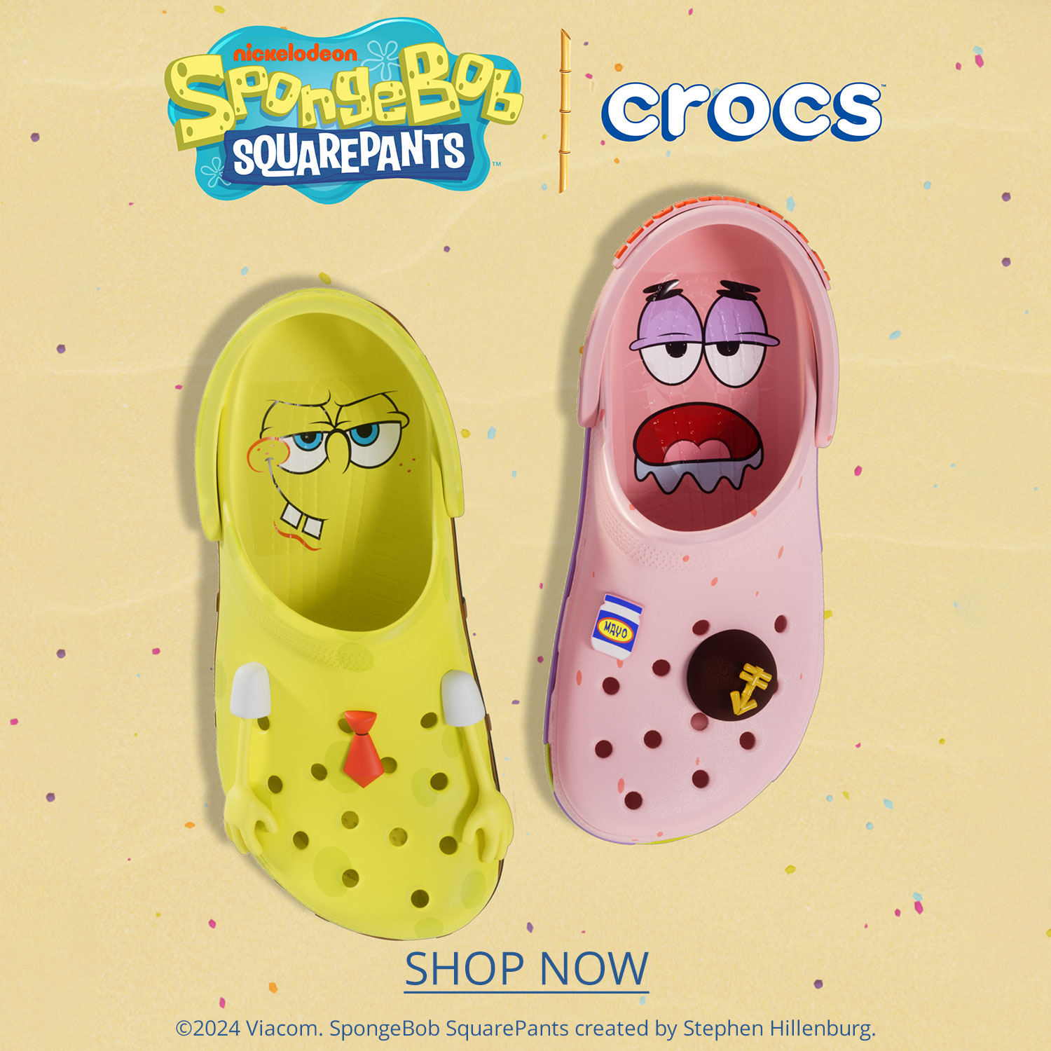 Crocs Sponge Bob