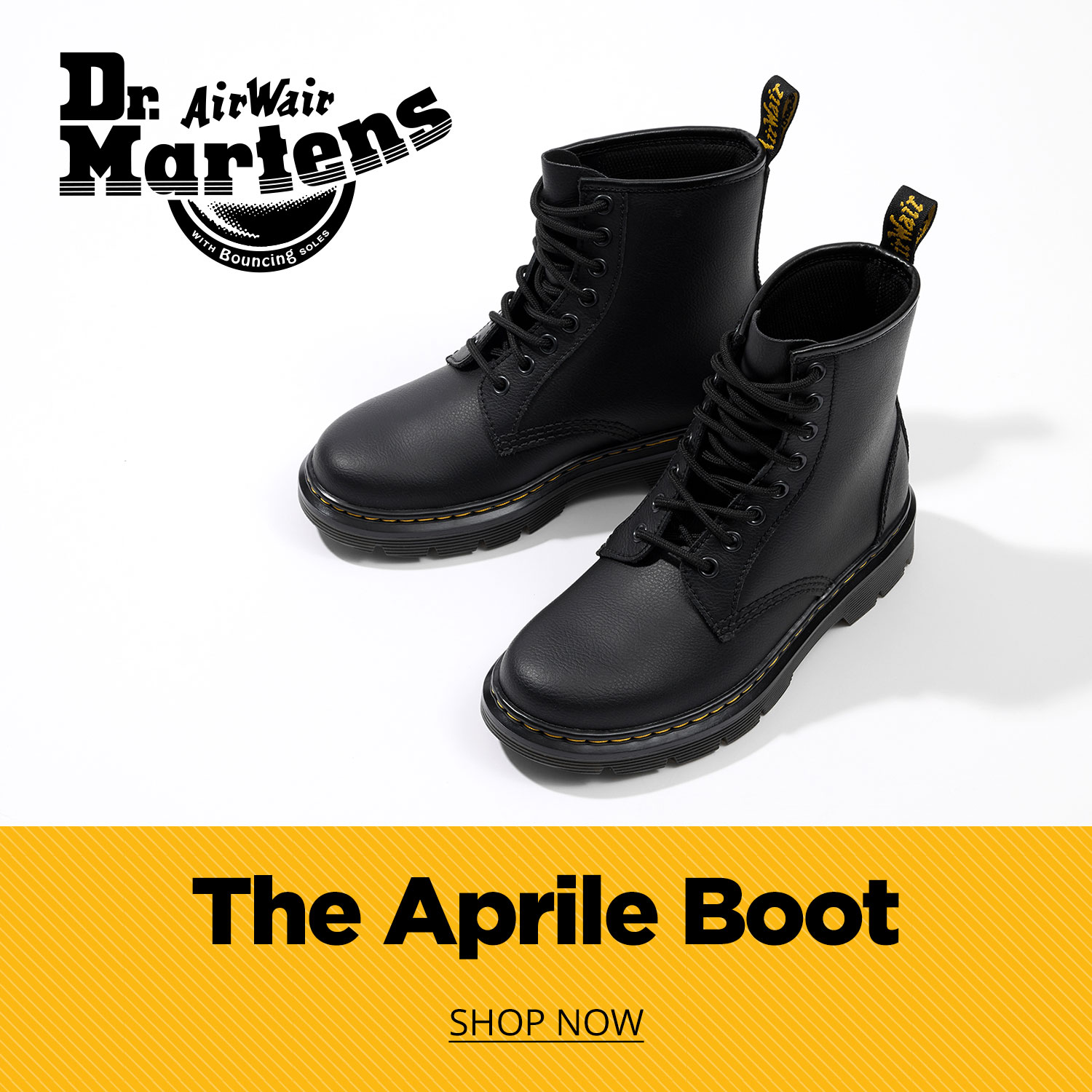 Pair of women's Dr. Marten's Aprile black boots SKU 305394
