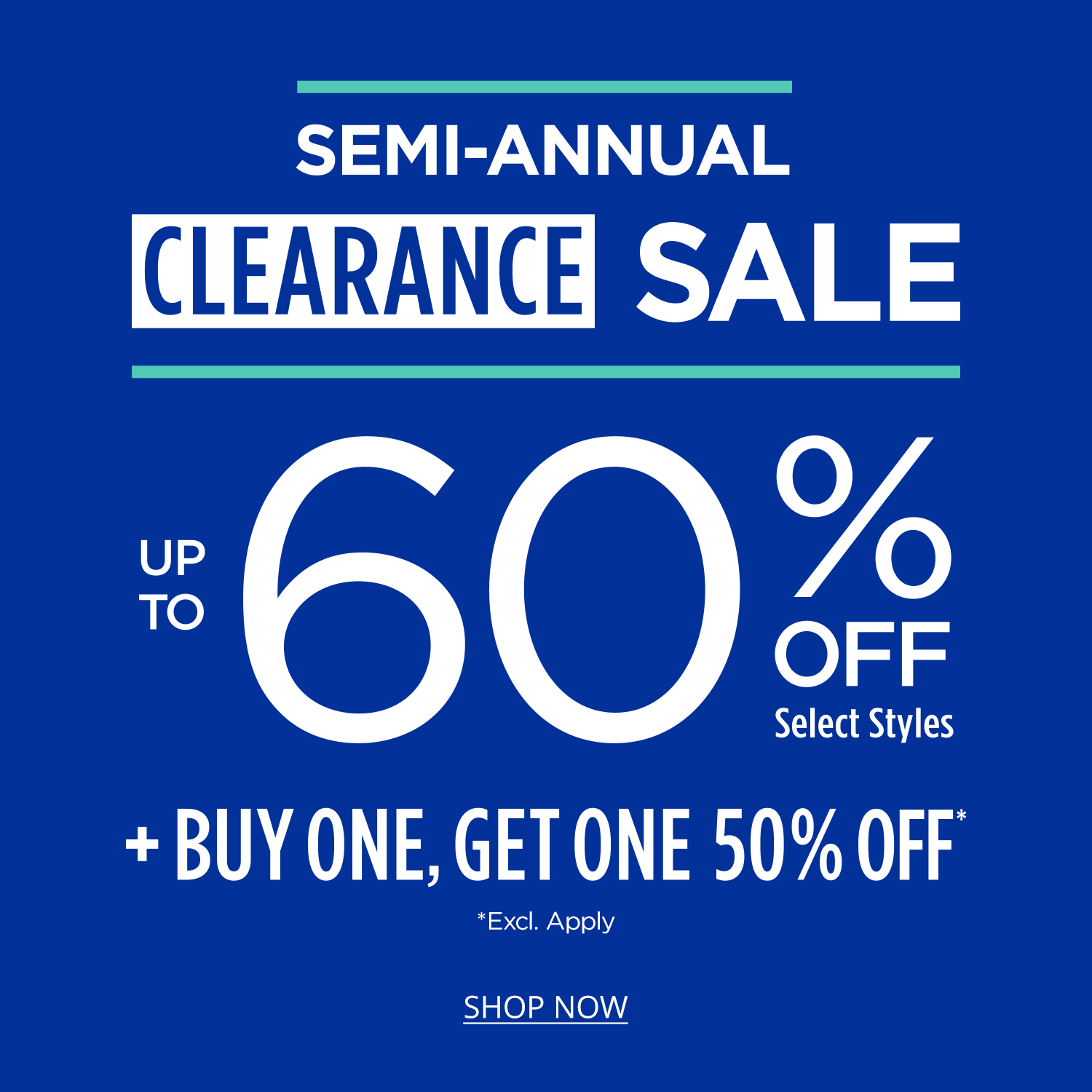 Clearance Sale		