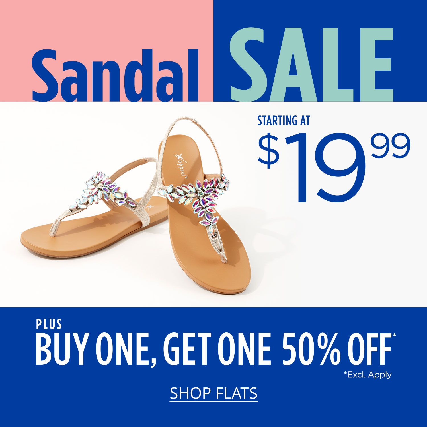 Michael by Michael Shannon Floraa Women's Sandal – Latte, DV by Dolce Vita Jaime Women's Flat Sandal – Ivory/Gold, Michael by Michael Shannon Daviana Women's Thong Sandal – Blue				