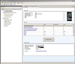 ufed reader for lg phone records