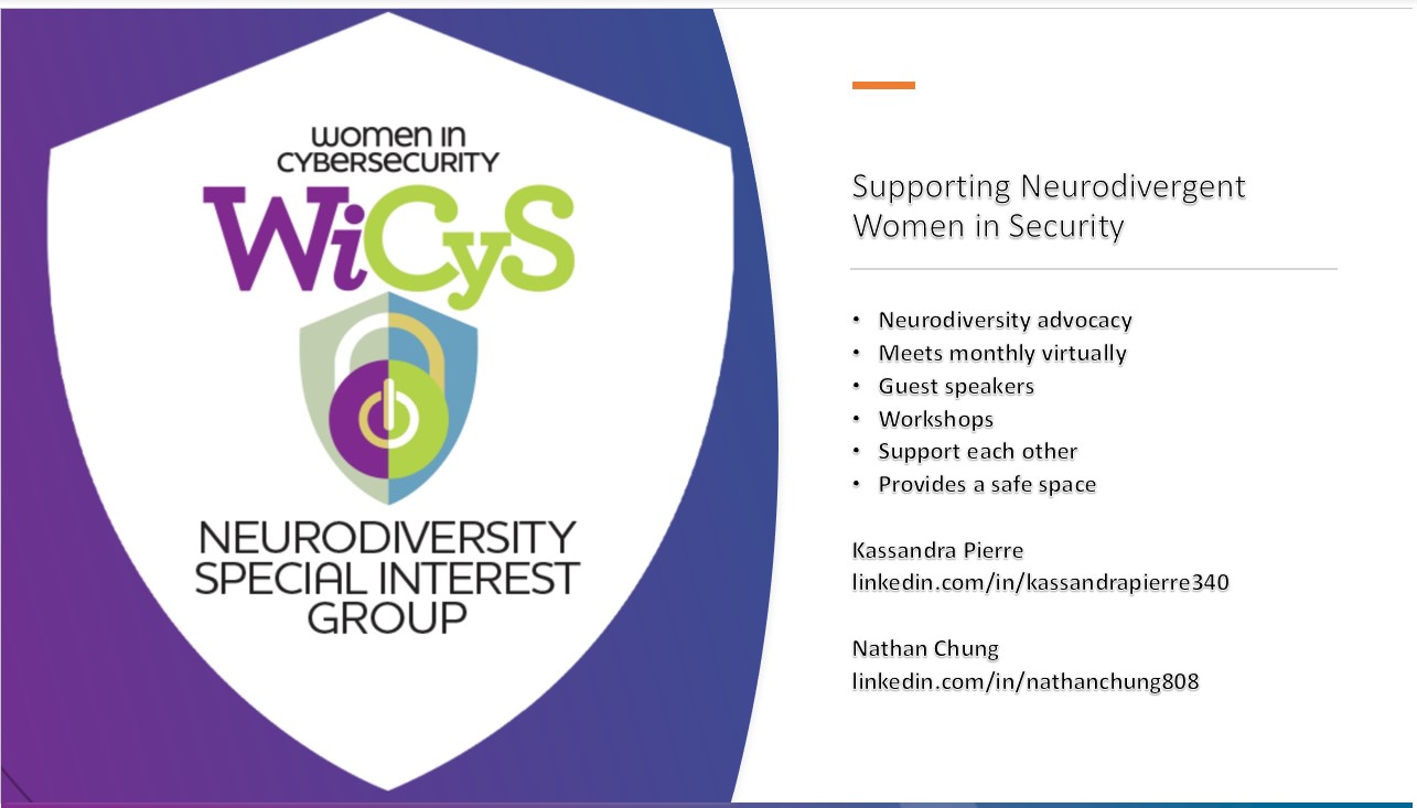 WiCyS Neurodiversity Affiliate Logo