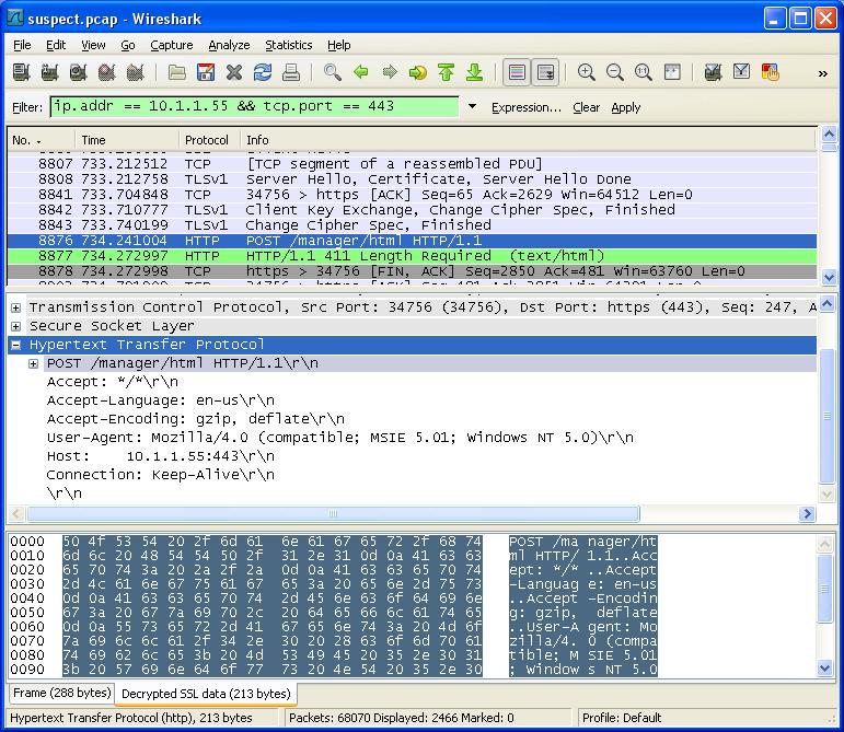 wireshark decrypt ssl application data