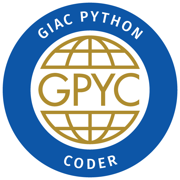 GIAC Python Coder (GPYC)