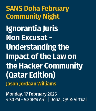 Community Night - Doha 17 February 2025