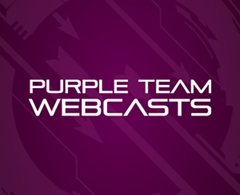 Purple Team Operations Graduate Certificate Webcast Purple Team Operations Graduate Certificate Webcast