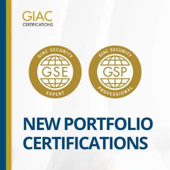 New Portfolio Certifications
