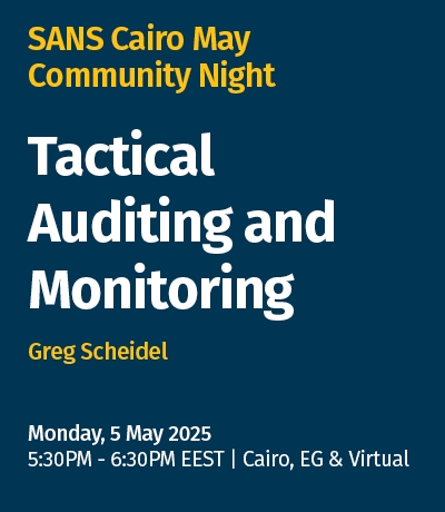 Tactical Auditing and Monitoring