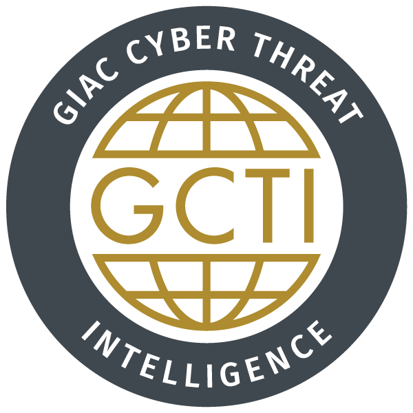 GIAC Cyber Threat Intelligence (GCTI)