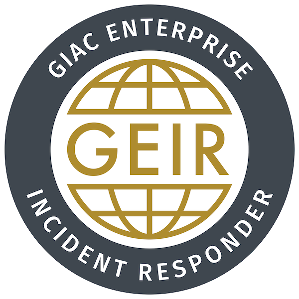 GIAC Enterprise Incident Responder (GEIR)