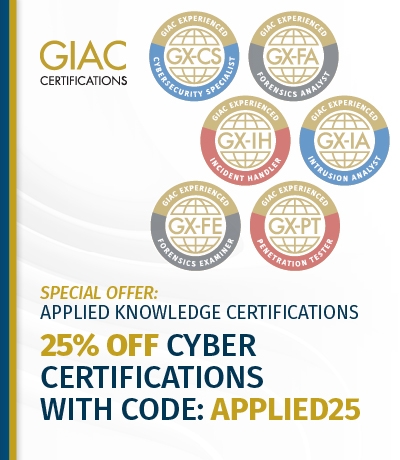 Buy Our Certs Now!