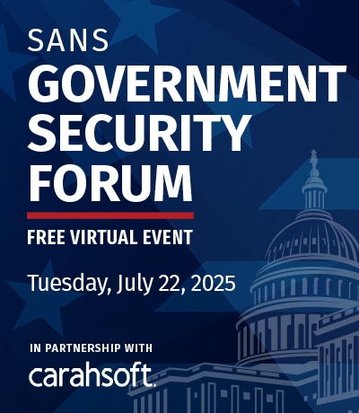 SANS Government Security Forum