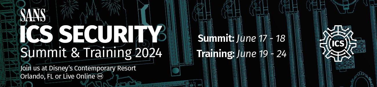 SANS ICS Security Summit and Training 2024