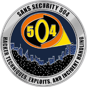 SEC504 Challenge Coin