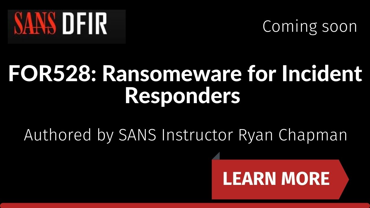 Ransomware Resources | SANS Institute