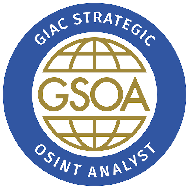 GIAC Strategic OSINT Analyst (GSOA) icon