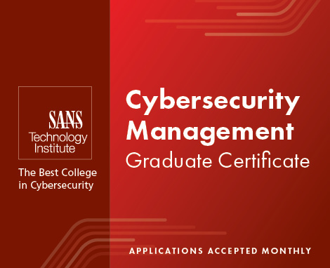 sans cyber security masters