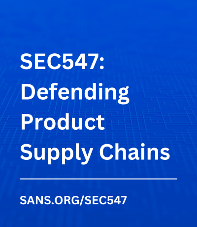 SEC547: Defending Product Supply Chains