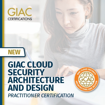 NEW GCAD Certifcation