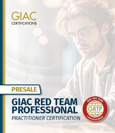 Presale - GIAC Red Team Professional Certification