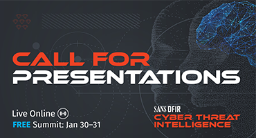 Cyber Threat Intelligence Summit Call For Presentations Logo