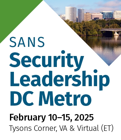 Security Leadership DC Metro 2025