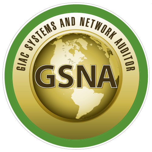 GIAC Systems and Network Auditor (GSNA)