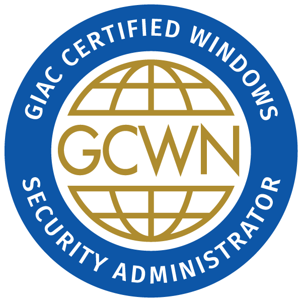 GIAC Certified Windows Security Administrator (GCWN)