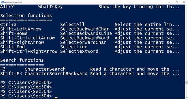 Month Of Powershell - Keyboard Shortcuts Like A Boss | Sans Institute