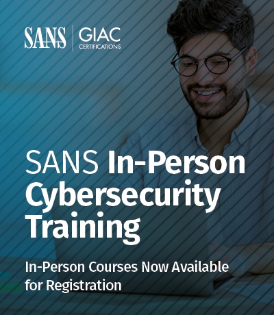 SANS In-Person Cybersecurity Training