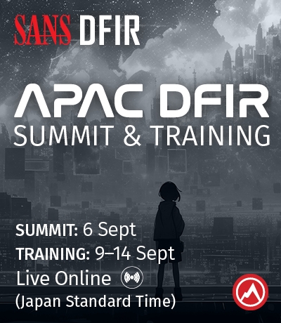 APAC DFIR Summit and Training