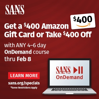 SANS OnDemand Special Offers