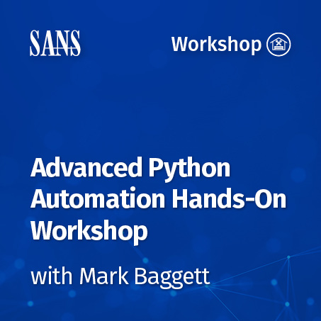 Advanced Python Automation Hands-On Workshop