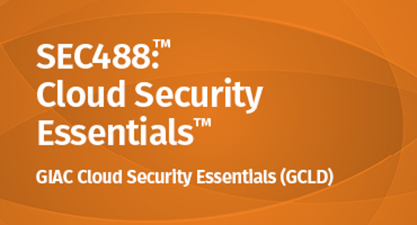 SEC488 - Cloud Security Essentials