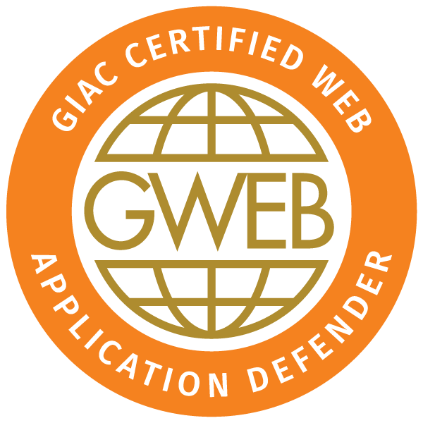 GIAC Certified Web Application Defender (GWEB)