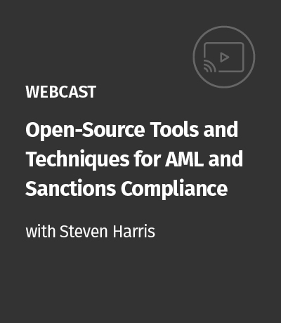 Webcast: Open Source Tools and Techniques