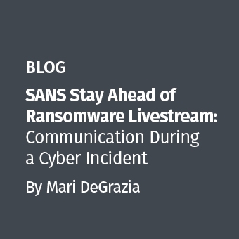Stay Ahead Ransomware Incident Communications 340x340