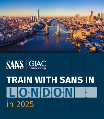 Train With SANS In London