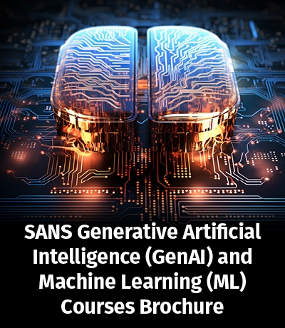 SANS Generative Artificial Intelligence Machine Learning