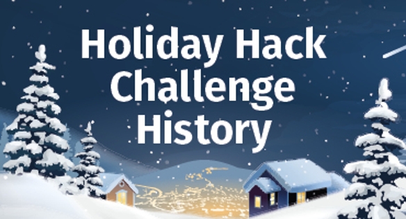 Holiday Hack Challenge History