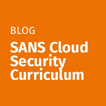 SANS Cloud Security Curriculum