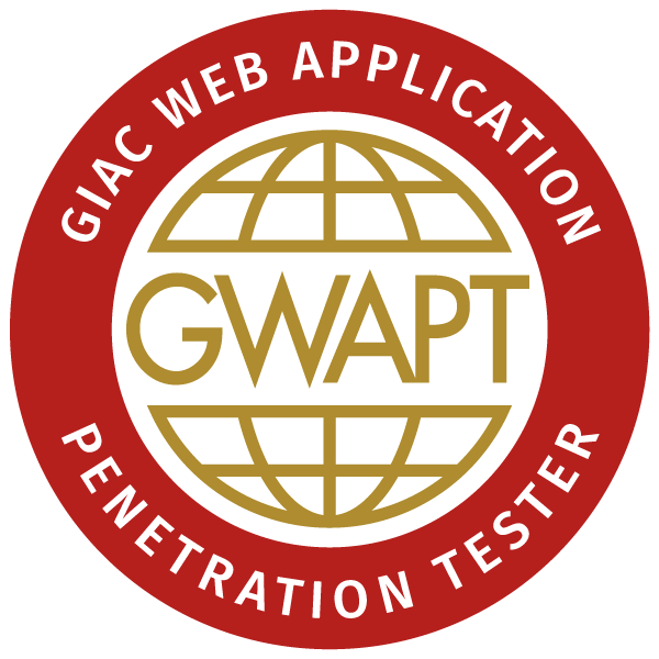 GIAC Web Application Penetration Tester