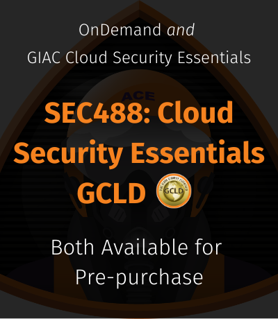 SEC488: Cloud Security Essentials