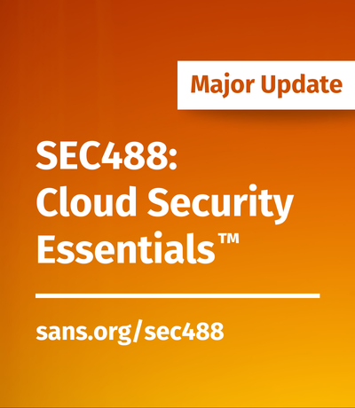 SEC480: Cloud Security Essentials