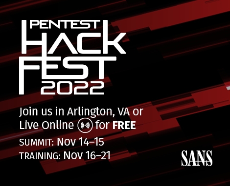 PenTest HackFest 2022
